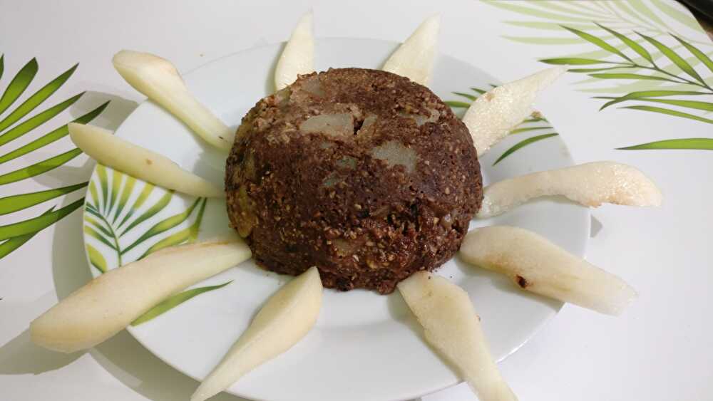 image Bowl Cake choco-poire pour un petit-déjeuner équilibré