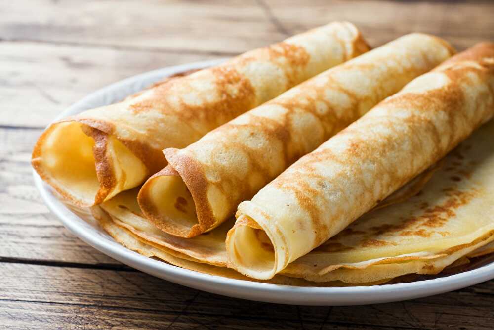 image Crêpes Légères pour Collation Équilibrée