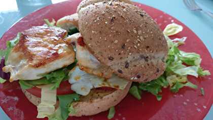 Hamburger de Poulet Sain