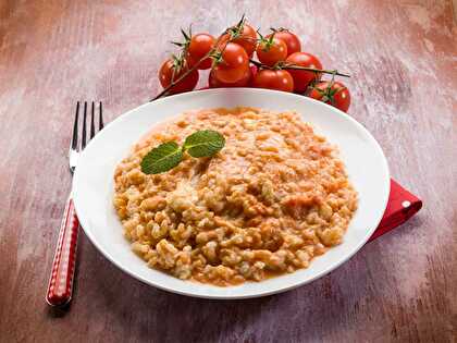 Risotto à la Tomate et Parmesan