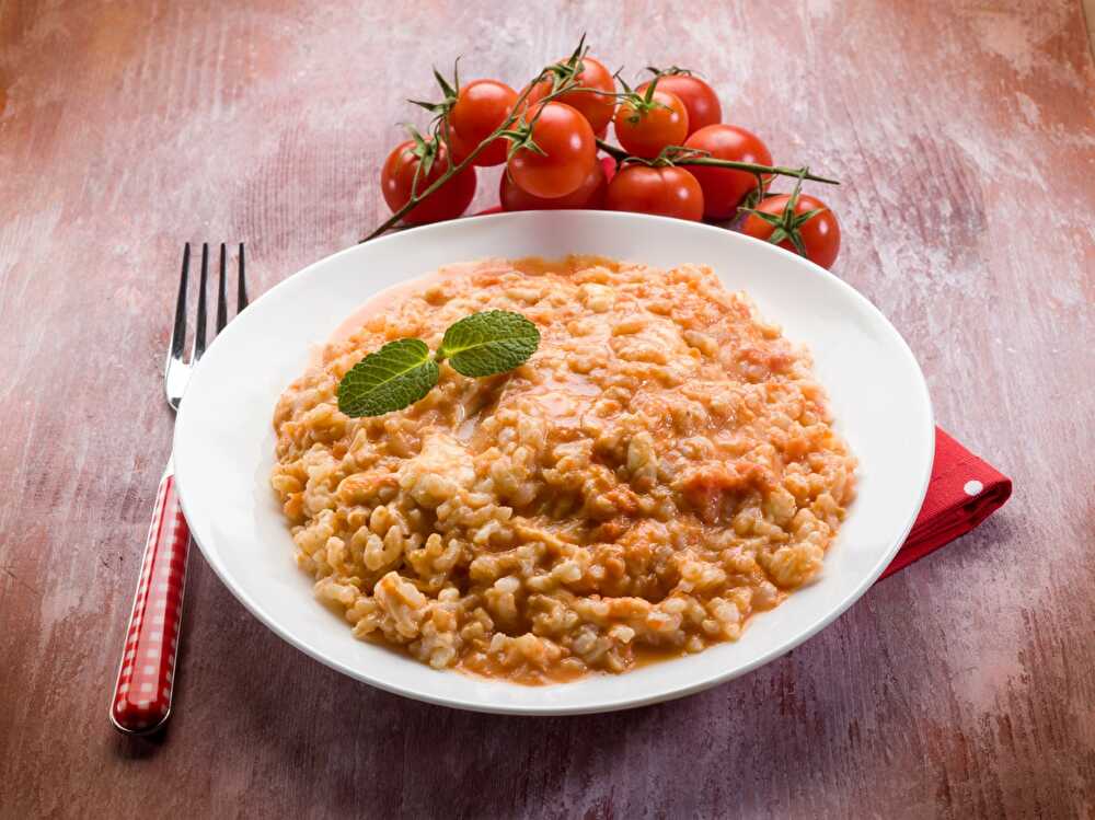 image Risotto à la Tomate et Parmesan