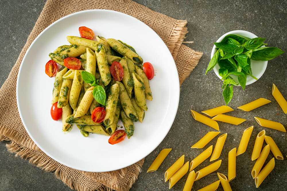 image Salade de Pâtes au Pesto Maison