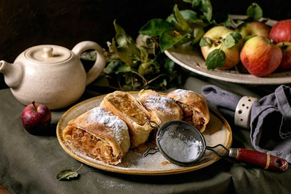 image Strudel Roulé aux Pommes Léger