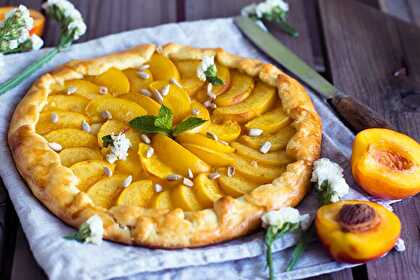 Tarte aux Pêches Légère et Savoureuse