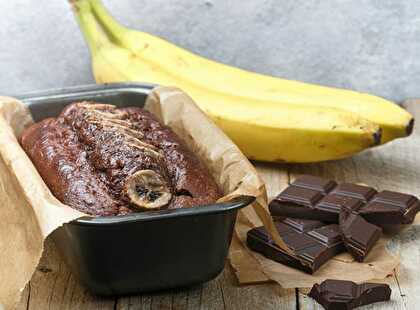 Bananabread Gourmand au Chocolat Noir et Crème de Soja