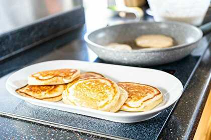 Pancakes Légers et Moelleux au Fromage Blanc