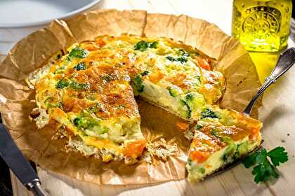 Quiche légère sans pâte au brocolis