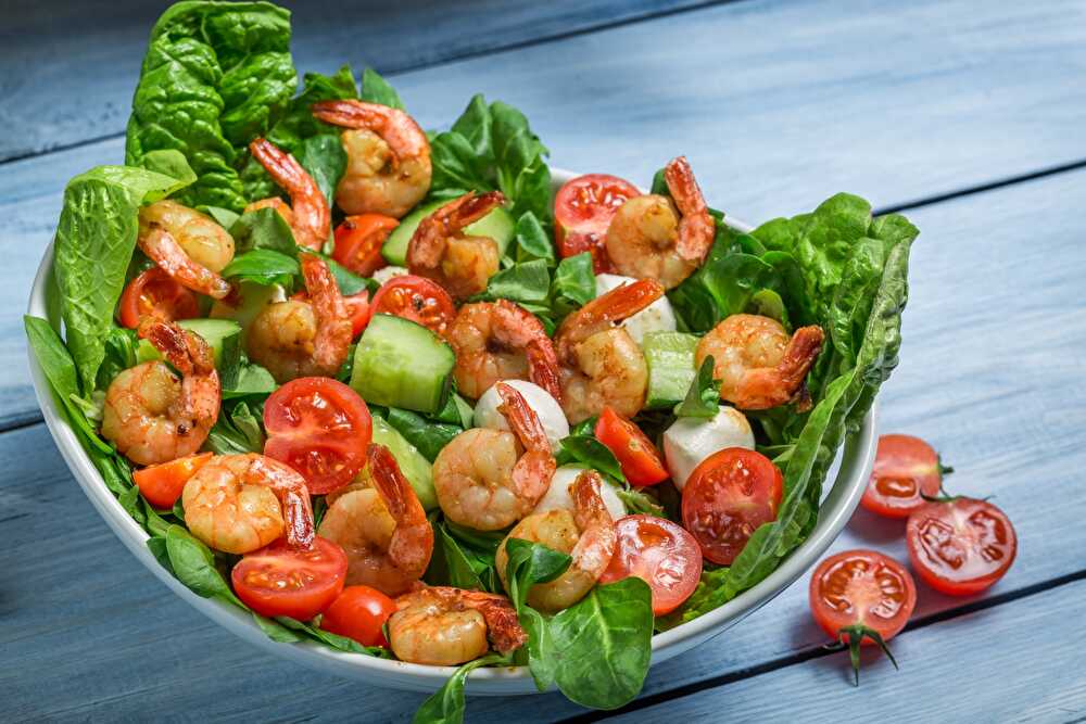 image Salade de Crevettes au Piment d'Espelette