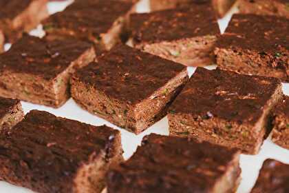 Brownies au chocolat et à la courgette