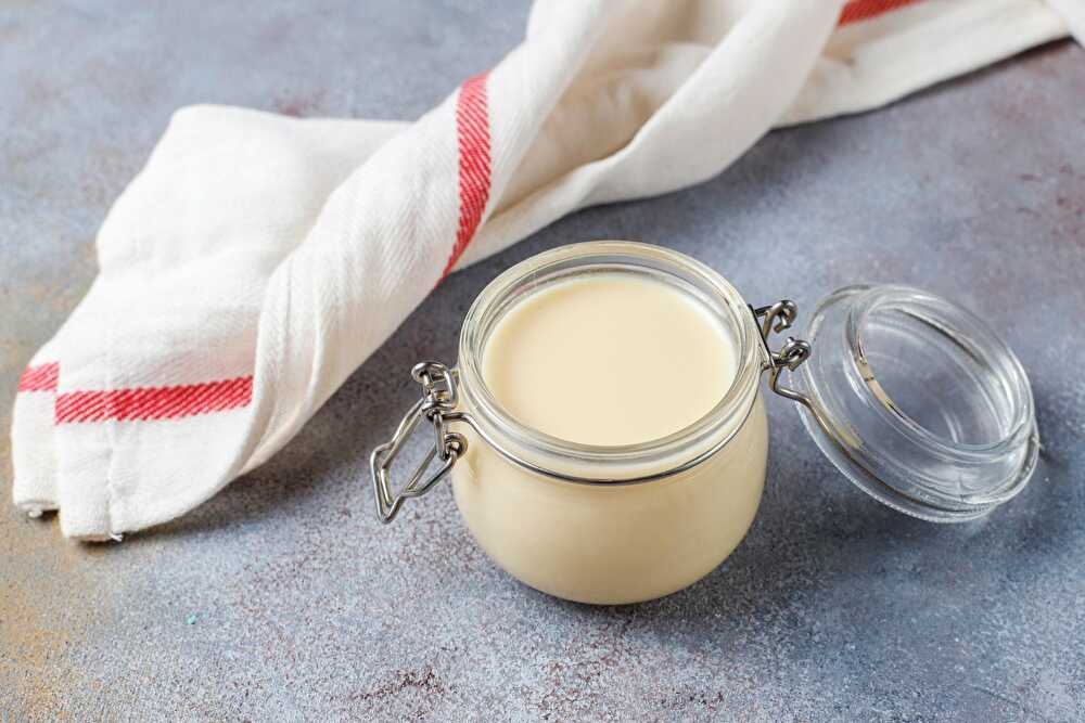 image Crème Vanillée Légère aux Carrés frais