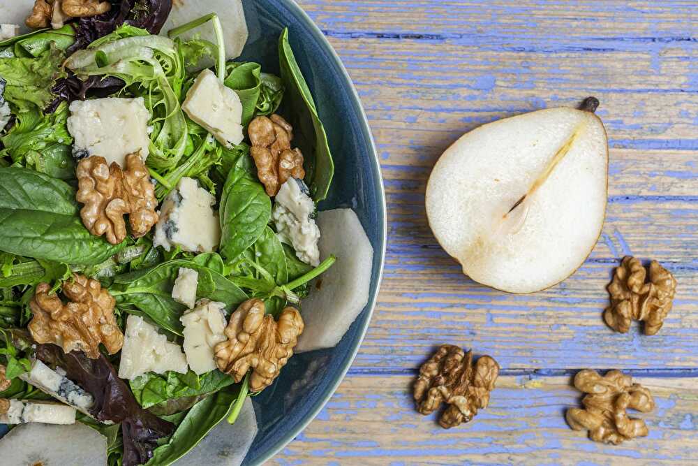 image Salade Gourmande au Roquefort, Poire et Noix