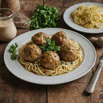 Boulettes de Poulet Façon Piccata