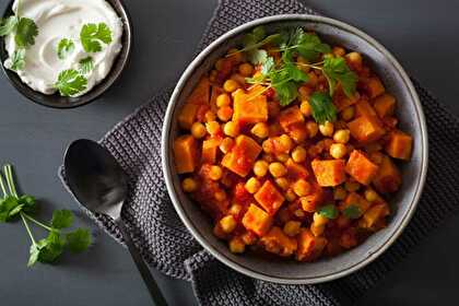 Carottes et Pois Chiches aux épices façon Tajine