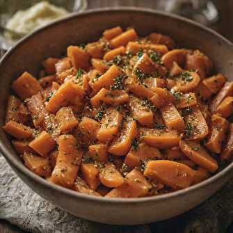 Carottes Fondantes au Beurre et Épices Douces