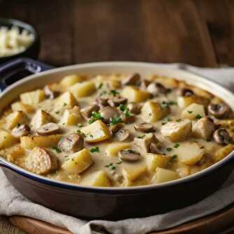 Émincé de Poulet Cuisiné au Cidre avec Pommes de Terre Fondantes