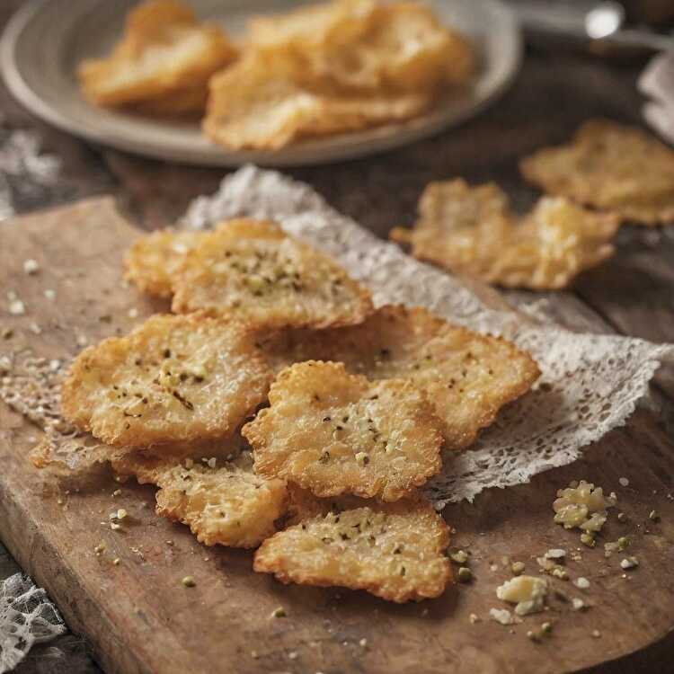 image Croustillantes au Fromage italien pour un Apéritif cétogène