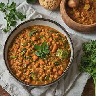 Curry de Légumes aux Lentilles Corail