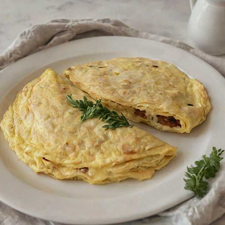image Omelette moelleuse à la brousse, haute en protéines