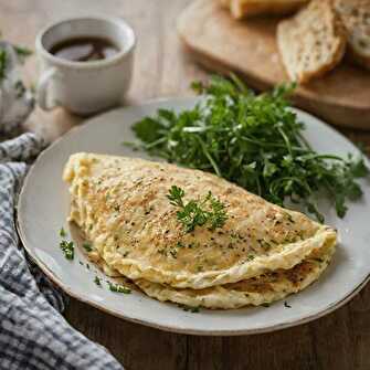 Omelette Protéinée au Poulet et Fines Herbes