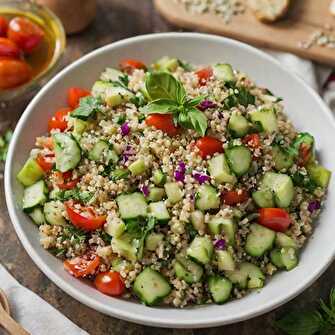 Salade Croquante de Quinoa aux Saveurs d'Eté