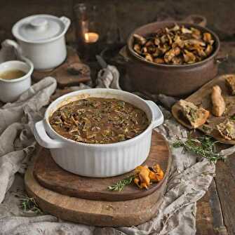 Terrine de Foie de Volaille aux Chanterelles